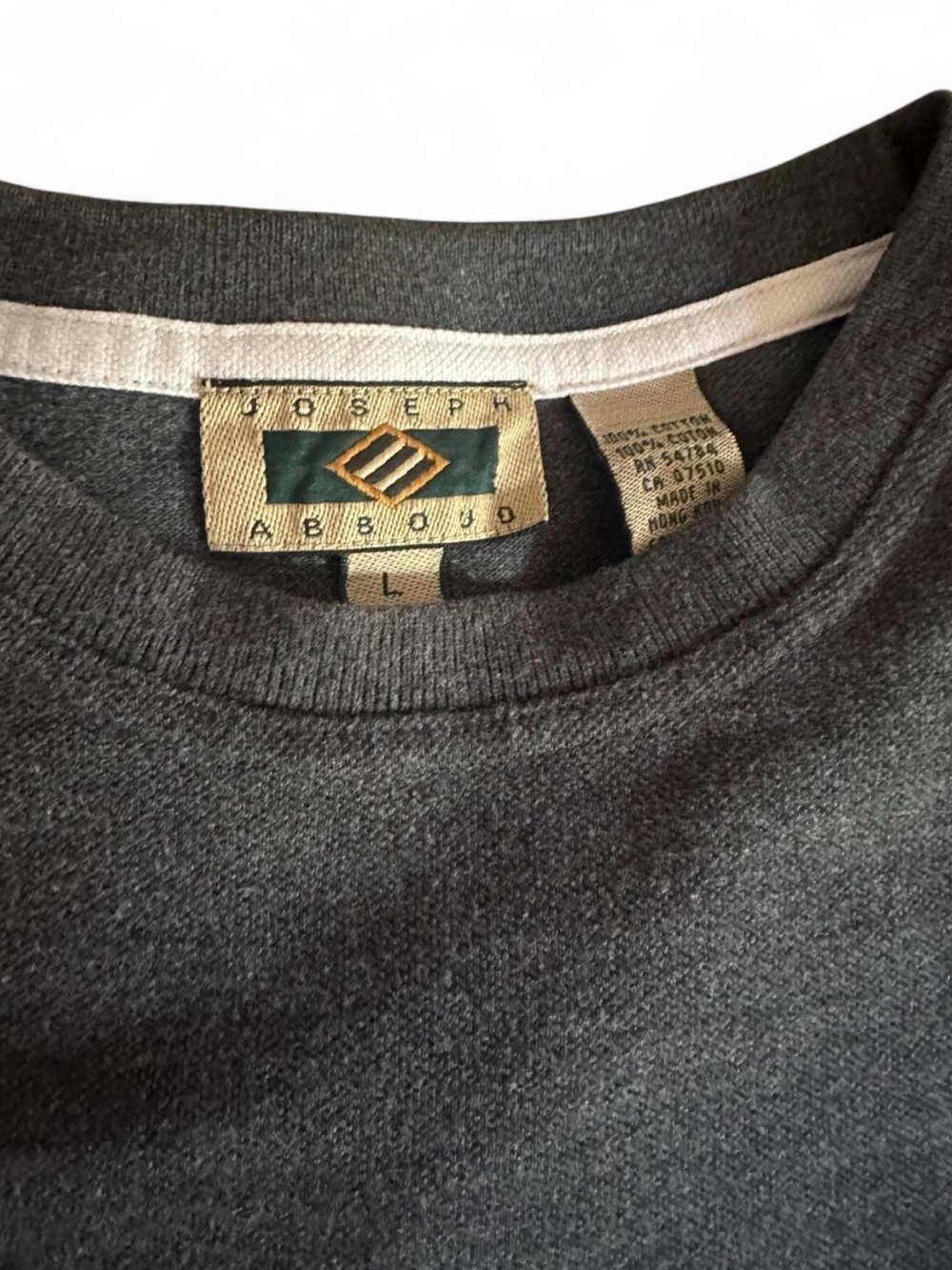 Joseph Abboud Crewneck T-shirt in Charcoal